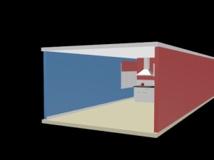 kitchen room interior design minimalist contemporary furniture room comfort family interior design Model 3D