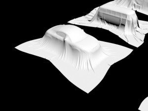 present car cloth presentation transport transportation shape concepts show celebration cover showro 3D Model
