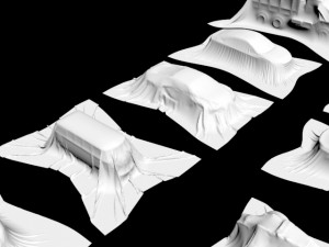 present car cloth presentation transport transportation shape concepts show celebration cover showro 3D Model