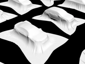 present car cloth presentation transport transportation shape concepts show celebration cover showro 3D Model