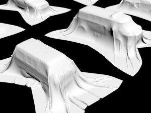 present car cloth presentation transport transportation shape concepts show celebration cover showro 3D Model
