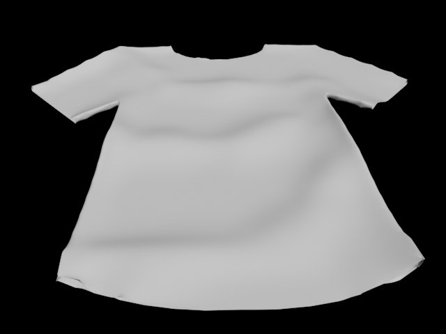 Men's T-Shirt on Hanger 3D Model by kopofx