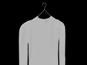 hanging mens long-sleeved shirt folded hanging pants jeans pants trousers denim fashion clothing gar 3D Model