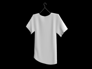 t-shirt hanging on a hanger mens tank top tshirt rack mens long sleeve t-shirt rack hanging pants Modelo 3D