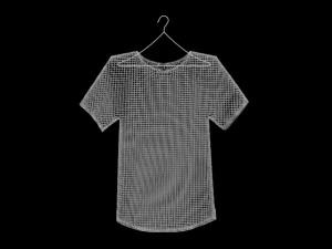 t-shirt hanging on a hanger mens tank top tshirt rack mens long sleeve t-shirt rack hanging pants 3D Model