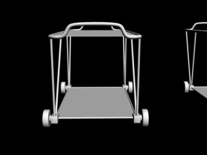 stretcher human man woman morgue mortuary hospital accident police autopsy medic patient dead victim 3D Model