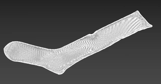 sock socks calcetin calcetines foot footwear wear winter feet classic cloth women men unishort f 3D Model .c4d .max .obj .3ds .fbx .stl .blend 