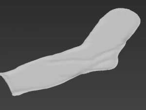 sock socks calcetin calcetines foot footwear wear winter feet classic cloth women men unishort f 3D Model