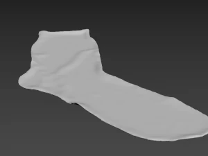 sock socks calcetin calcetines foot footwear wear winter feet classic cloth women men unishort f 3D Model