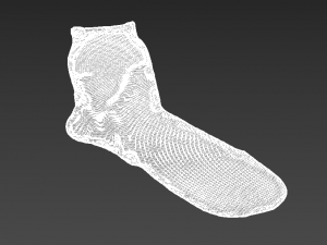 sock socks calcetin calcetines foot footwear wear winter feet classic cloth women men unishort f Modelo 3D