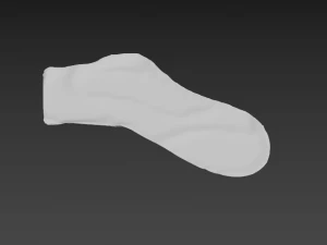 sock socks calcetin calcetines foot footwear wear winter feet classic cloth women men unishort f 3D Model