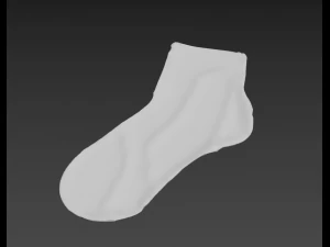 sock socks calcetin calcetines foot footwear wear winter feet classic cloth women men unishort f 3D Model