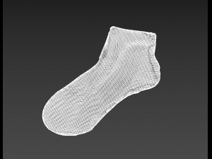 sock socks calcetin calcetines foot footwear wear winter feet classic cloth women men unishort f 3D-Modell