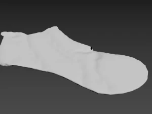 sock socks calcetin calcetines foot footwear wear winter feet classic cloth women men unishort f 3D Model