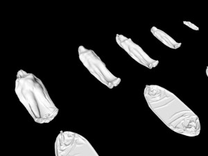 body bag collection corpse bodybag death crime scenes evidence morgue mortuary dead corpses man woma Modelo 3D