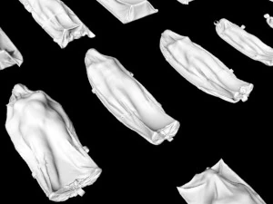 sac mortuaire collection cadavre sac mortuaire mort sc&egrave;nes de crime preuve morgue mortuaire cadavres homme femme Modèle 3D