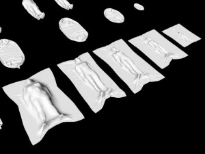 sac mortuaire collection cadavre sac mortuaire mort sc&egrave;nes de crime preuve morgue mortuaire cadavres homme femme Modèle 3D