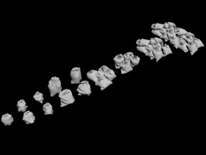 garbage bag trash ally dirt street dumpster junk plastic trashbag rubbish waste sack recycle urban c 3D Model