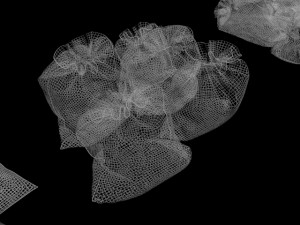 garbage bag trash ally dirt street dumpster junk plastic trashbag rubbish waste sack recycle urban c Model 3D
