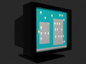 13 broken tv computer monitor collection and 100 textures 3D Модель
