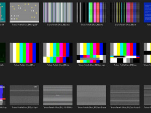 13 broken tv computer monitor collection and 100 textures 3D Модель
