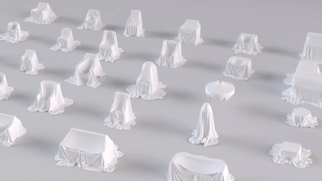 32 covered furniture cloth desk lamp chair sofa couch piano old furniture old house ancient max 2019 3D Model .c4d .max .obj .3ds .fbx .stl .blend 