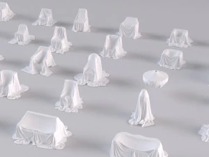 늙은 가구 가구 소파 소파 램프 가구 최대 가구 천으로 덮다 피아노 천 고대 최대 2019 3D 모델