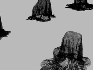 32 covered furniture cloth desk lamp chair sofa couch piano old furniture old house ancient max 2019 3D Model