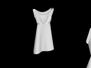 10 dress on hanger collection included 3 types of hanger fashion design women lady hanged girl mod Model 3D