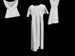 10 dress on hanger collection included 3 types of hanger fashion design women lady hanged girl mod 3D Model