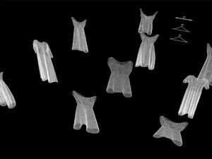 10 dress on hanger collection included 3 types of hanger fashion design women lady hanged girl mod 3D Model