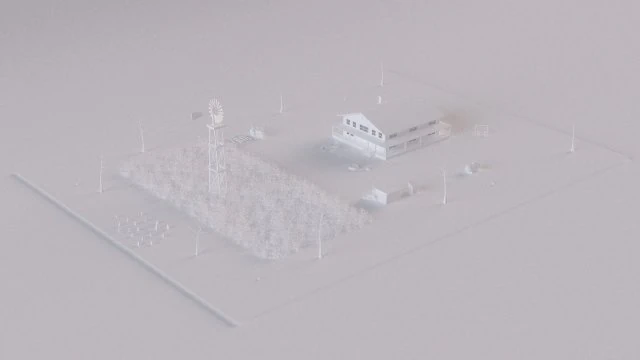 farm farmhouse 3D Model .c4d .max .obj .3ds .fbx .stl .blend 