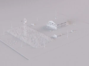 농장 농가 3D 모델