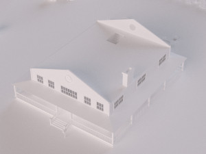 farm farmhouse Modelo 3D