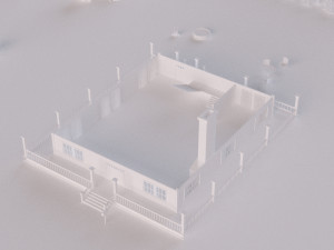 farm farmhouse Modelo 3D
