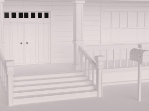 farm farmhouse Modelo 3D