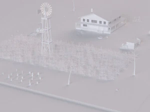 farm farmhouse 3D Model