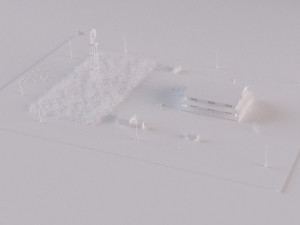 farm farmhouse Modelo 3D