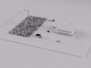 farm farmhouse 3D Model
