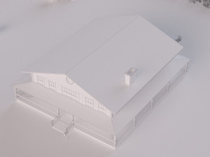 farm farmhouse Modelo 3D