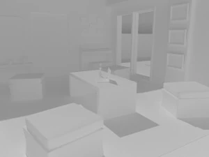 living room interior design minimalist contemporary furniture room comfort family living interior de 3D Model