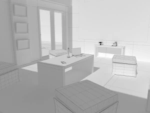 living room interior design minimalist contemporary furniture room comfort family living interior de 3D Model