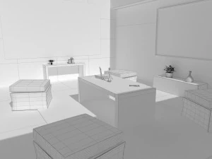 living room interior design minimalist contemporary furniture room comfort family living interior de 3D Model