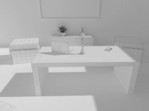 living room interior design minimalist contemporary furniture room comfort family living interior de 3D Model