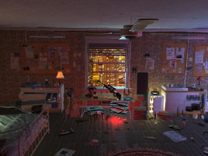 sniper room interior bedroom 3Dモデル