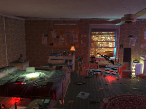 sniper room interior bedroom 3D Model