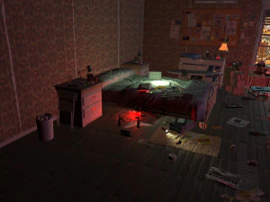 sniper room interior bedroom 3D Model