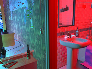 sniper room interior bedroom 3Dモデル