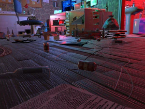 sniper room interior bedroom 3D Model