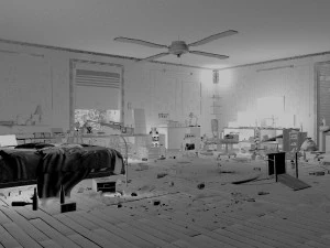 sniper room interior bedroom 3D Model